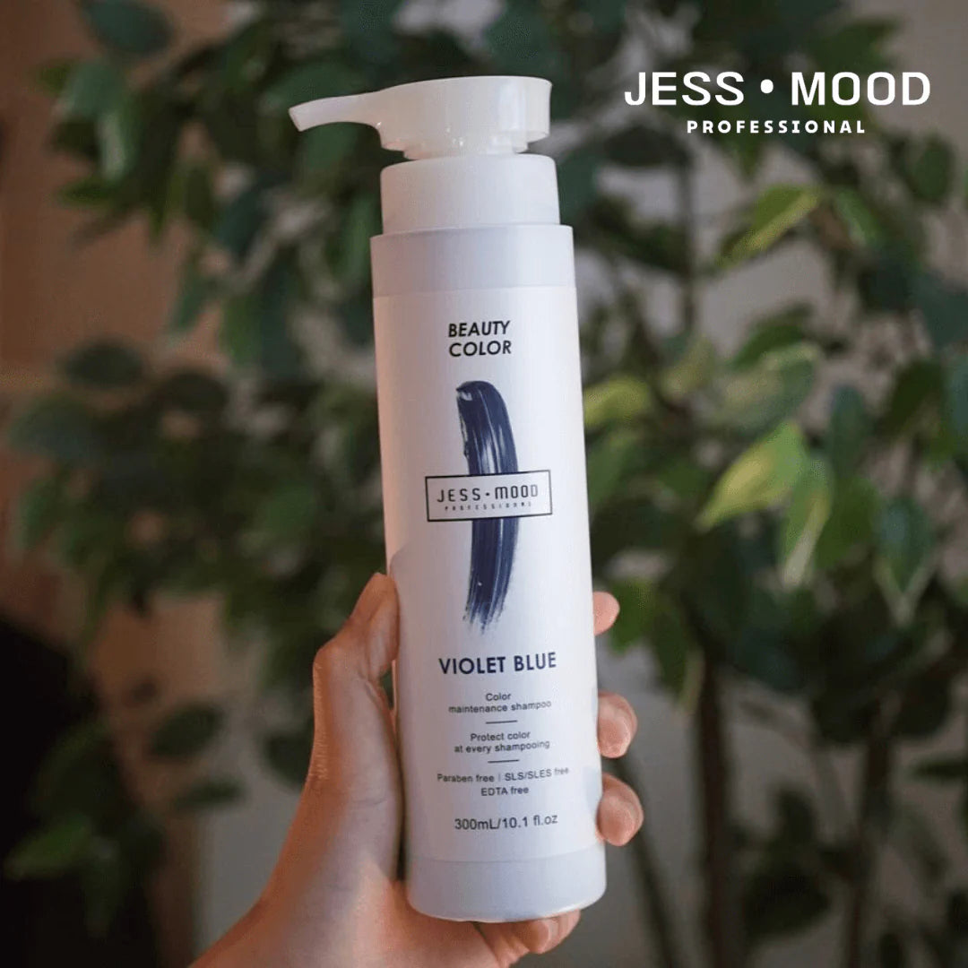 Jess Mood Violet Blue complementary color shampoo (purple blue)