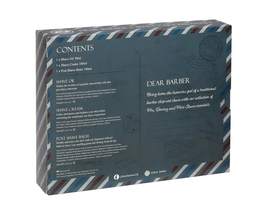 Dear barber Shave Care Essentials 剃鬚護理套裝