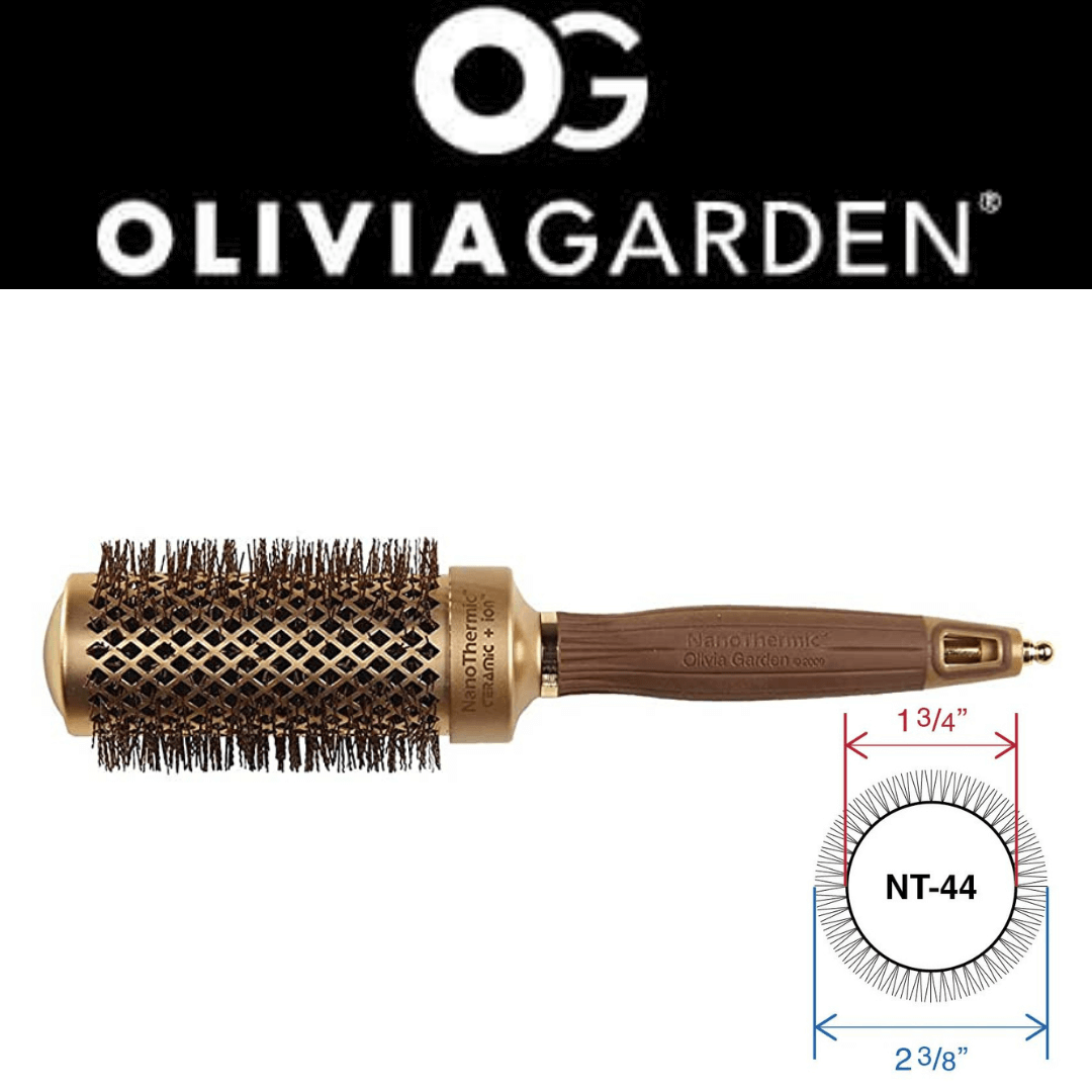 Olivia Garden NanoThermic Round Thermal hair brush Nt34 /Nt44