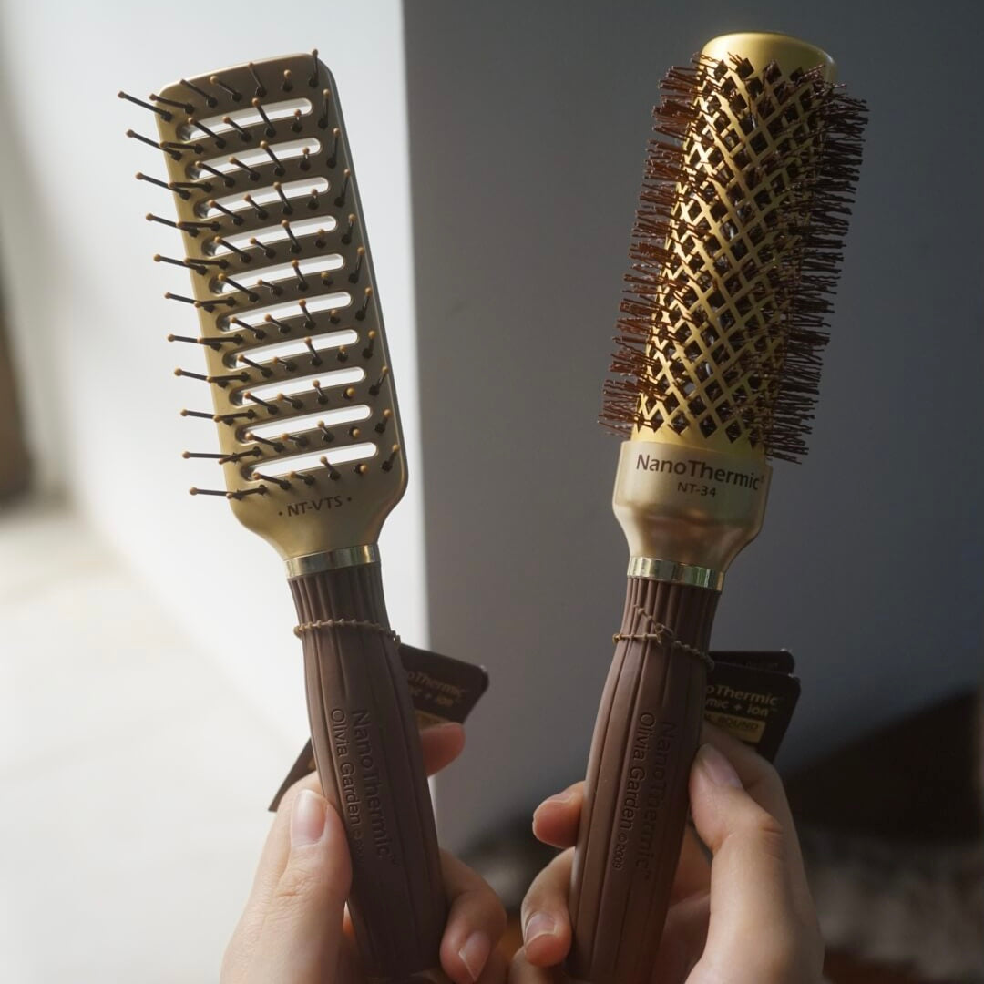 Olivia Garden NanoThermic Round Thermal hair brush Nt34 /Nt44