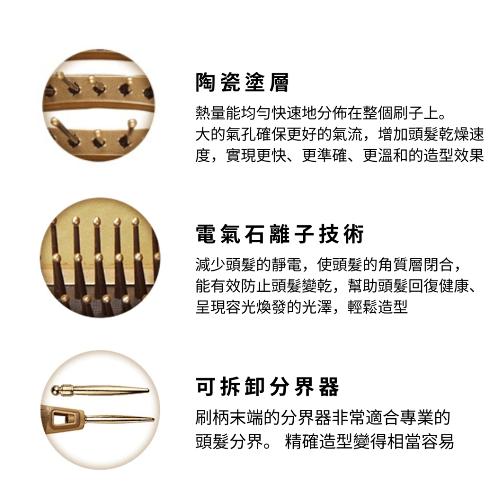 Olivia Garden Ceramic + Ion Nano Thermic Styler NT-Paddle Brush