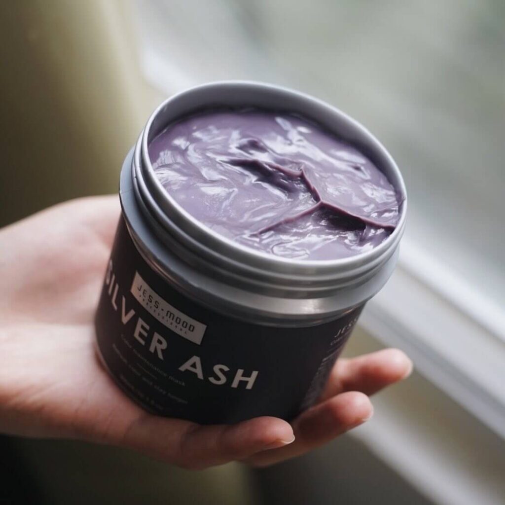 Jess mood silver ash mask 300ml complementary color baking oil (grey)