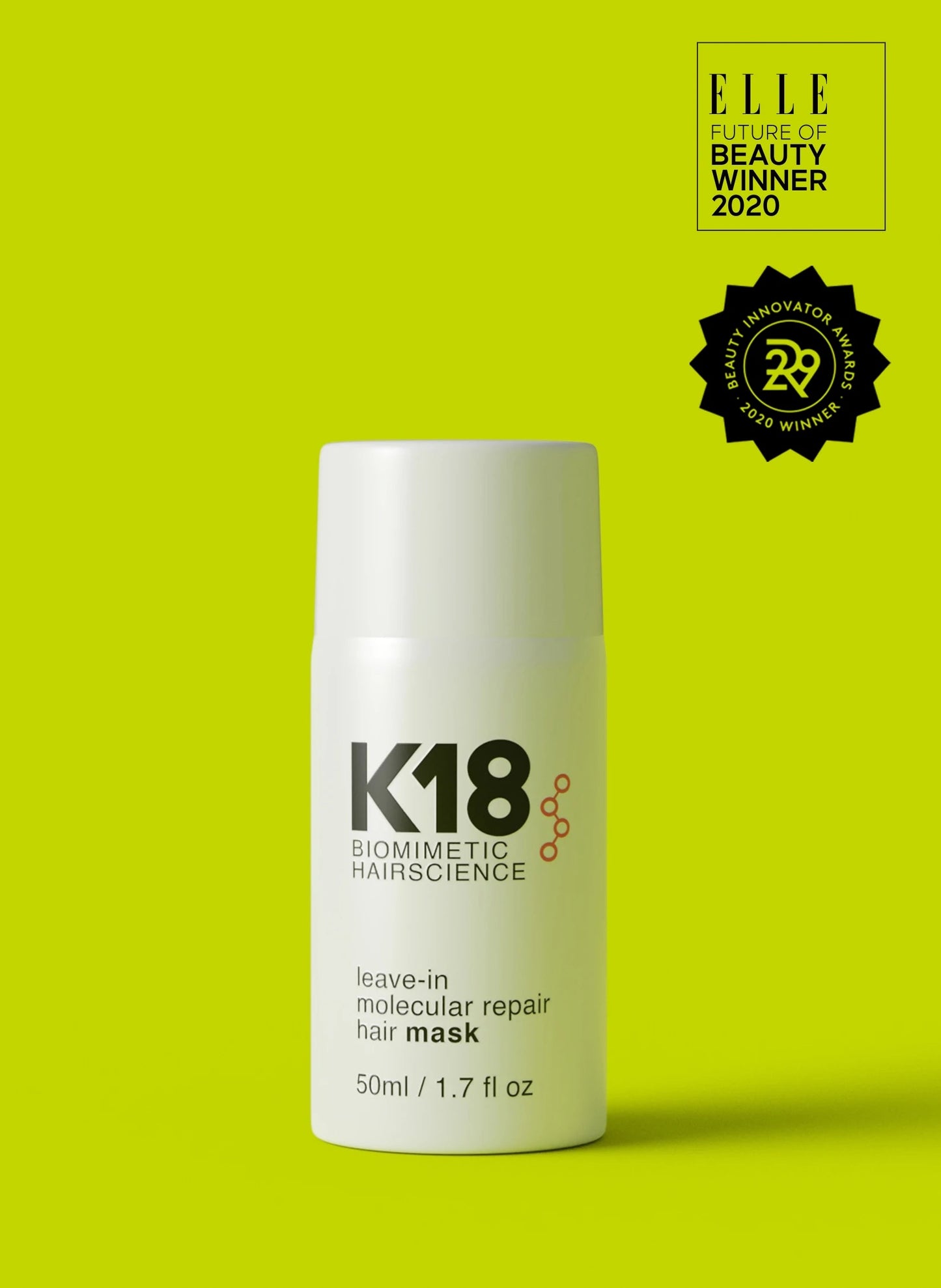 K18 Biotech oil that instantly repairs keratin chains in 4 minutes