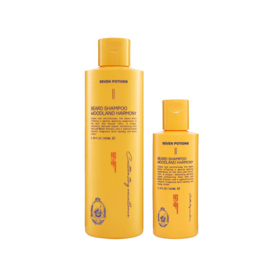 Seven Potions Woodland Harmony Beard Shampoo Natural Organic Gentleman's Shampoo 100 ml/250ml