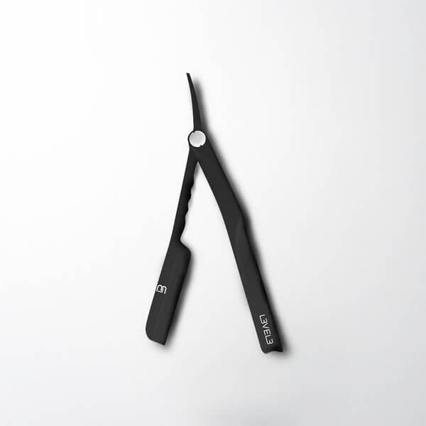 L3VEL3 Milly Clutch Razor contouring jet razor high-quality matte black/matte powder (comes with a box of Japanese feather jet blades)