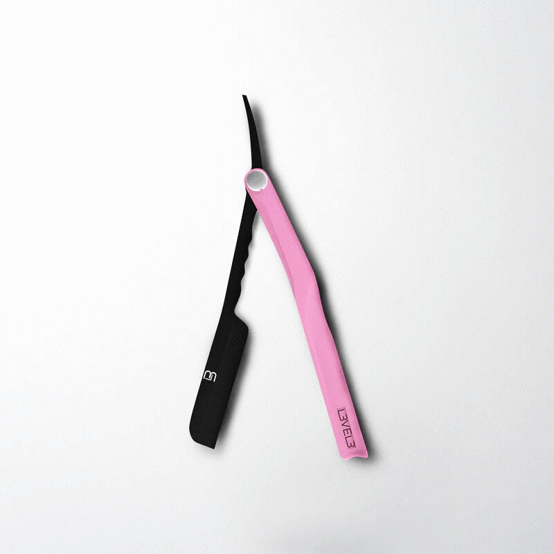 L3VEL3 Milly Clutch Razor contouring jet razor high-quality matte black/matte powder (comes with a box of Japanese feather jet blades)