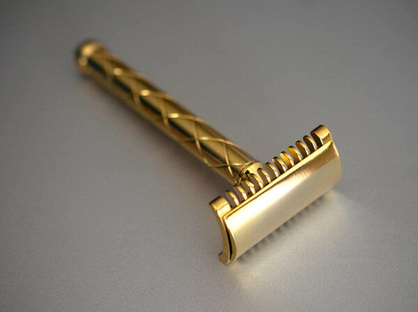 Fatip Gold Retró Safety Razor Open Comb Type 42119 Retro Series Open Comb Type Razor