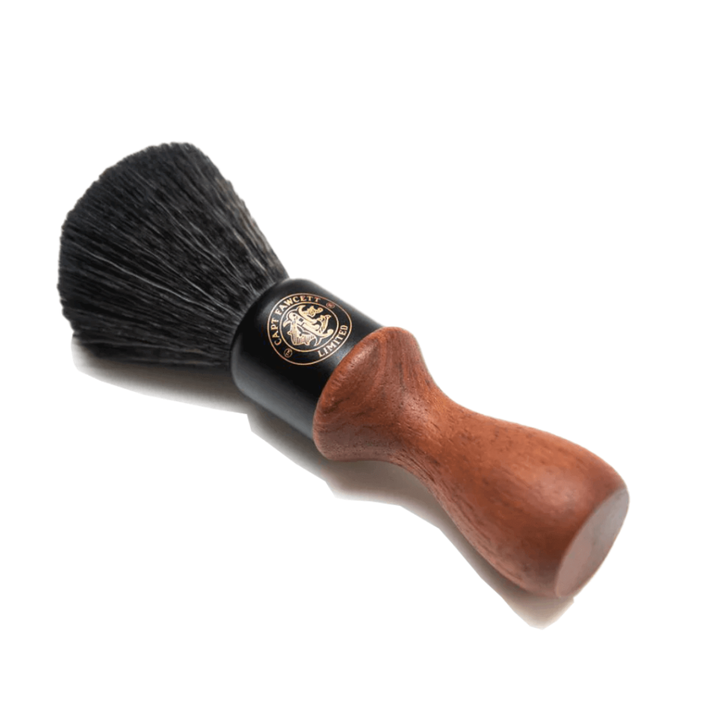 Captain Fawcett Wood Handle Faux Fur Shave Brush Man-made fiber (imitation badger hair) shaving brush