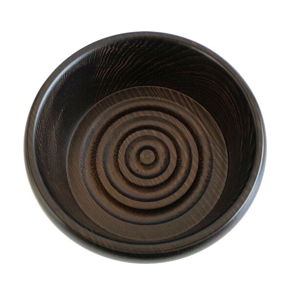 The Goodfellas smile shaving bowl – Rasoi “spiral” beech shaving bowl widened and taller