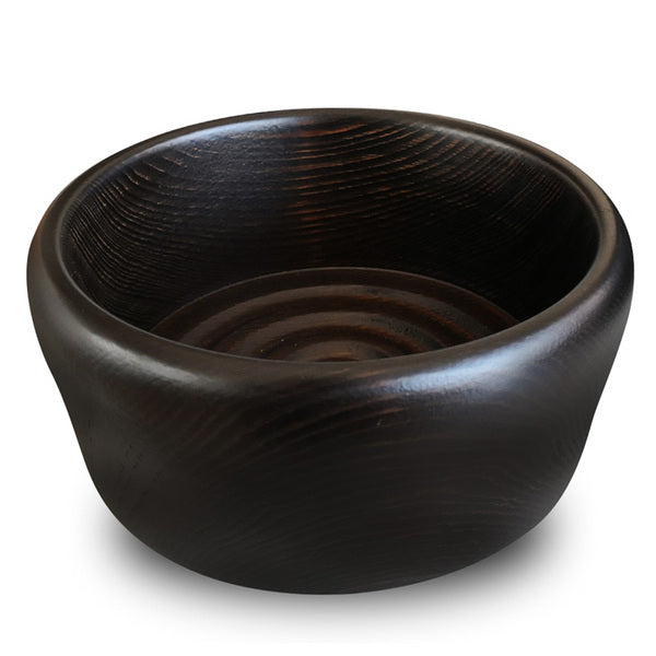 The Goodfellas smile shaving bowl – Rasoi “spiral” beech shaving bowl widened and taller