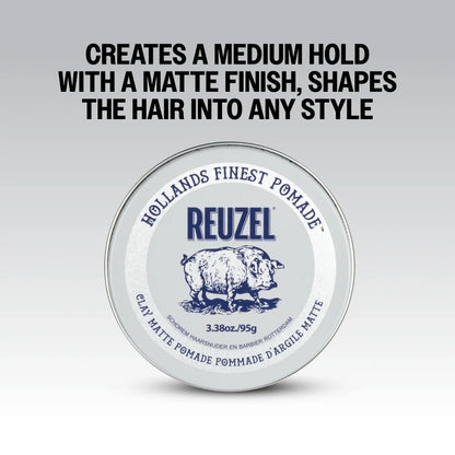 REUZEL Concrete Hold Matte Pomade 4oz 