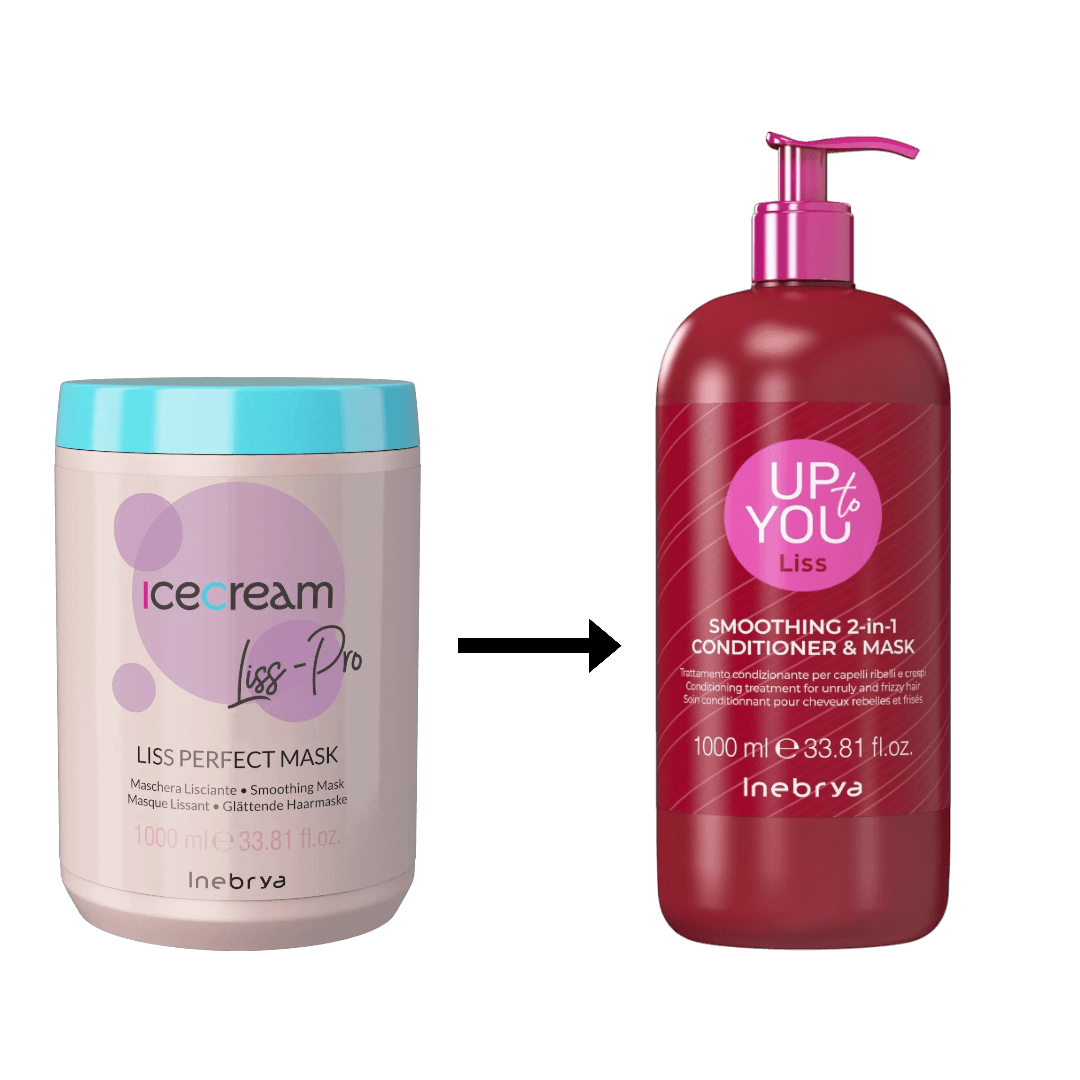 Inebrya Ice Cream Liss Perfect Mask Caviar Hair Straightening Oil