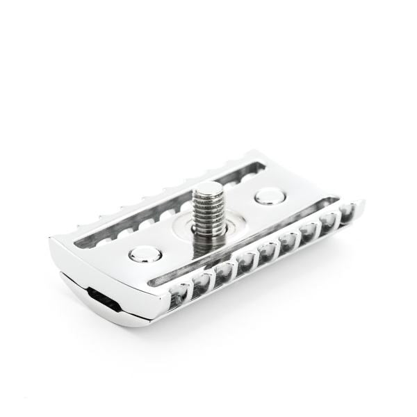 German MUHLE R41 Chrome Silver Shaver Recommended for Thick Beards