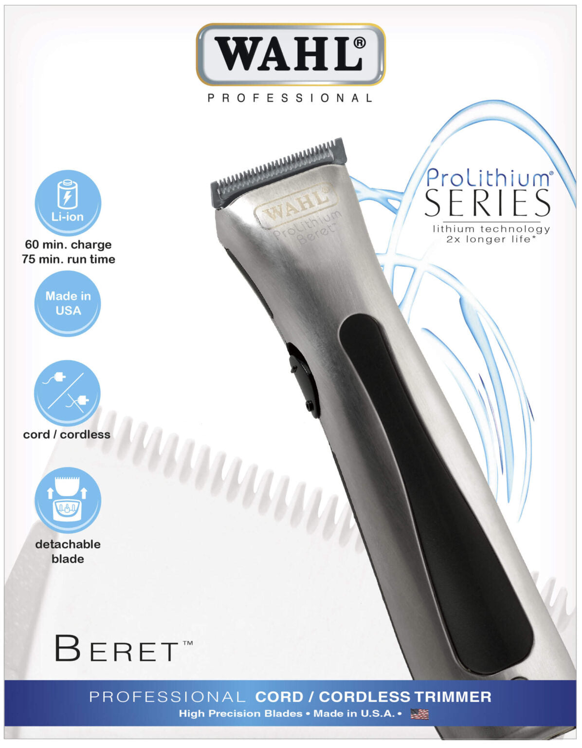 Wahl Cordless Trimmer BERET CORDLESS Trimmer