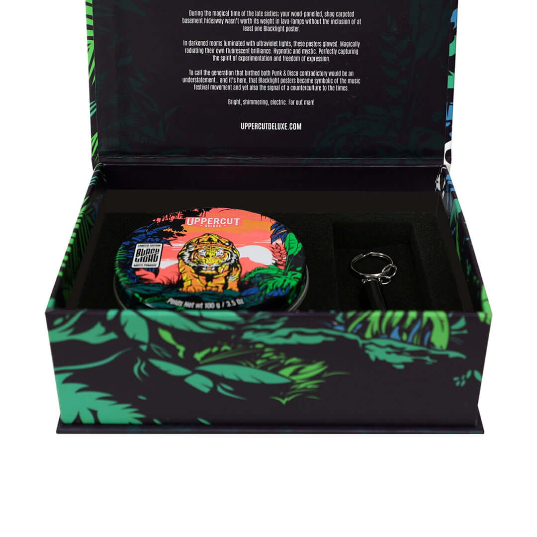 Uppercut Black Light Matte Pomade COLLECTOR'S KIT 啞色髮蠟 - 限量夜光包裝