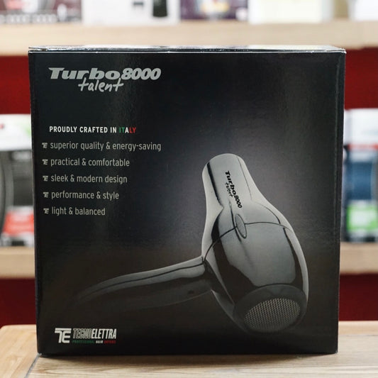 Tecno Elettra Turbo Talent 8000 Italian powerful hairdryer