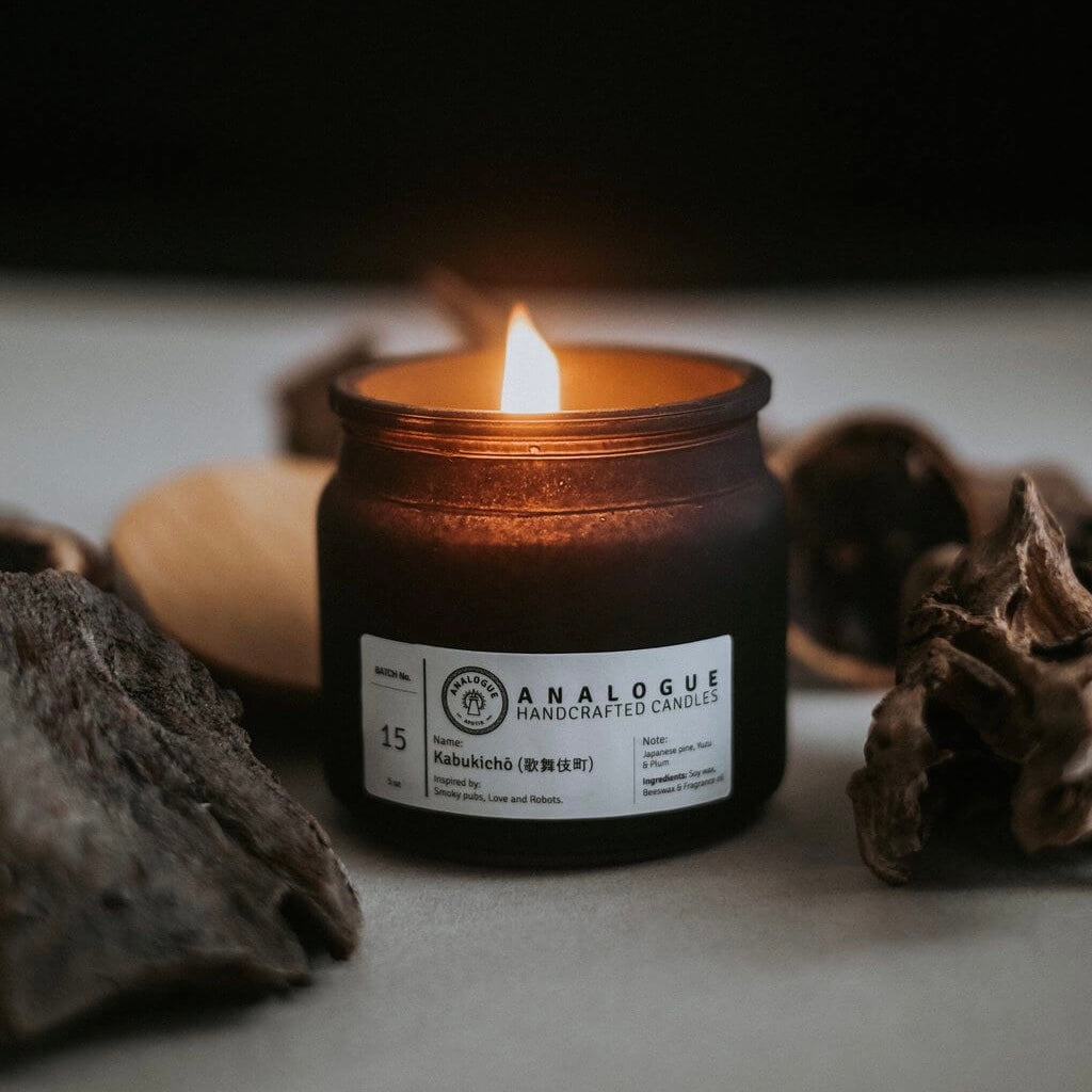 Analogue Apotik Kabukicho Bees &amp; Soy Wax Candle 5oz