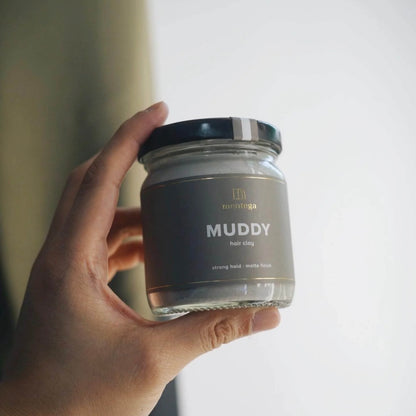 MENTEGA MUDDY HAIR CLAY matte textured hair mud