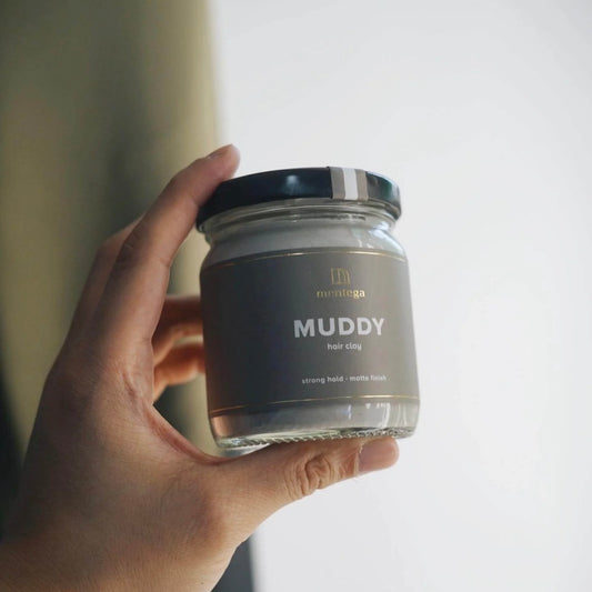 MENTEGA MUDDY HAIR CLAY matte textured hair mud