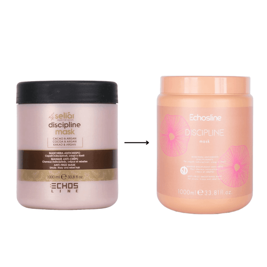 Echos Discipline Anti-Frizz mask 1000ml Cocoa Butter Frizz Smoothing Oil