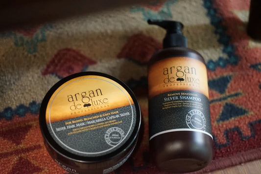 Argan Deluxe Silver Shampoo & Mask 去黃套裝