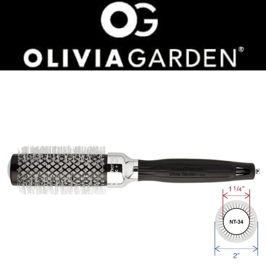 OLIVIA GARDEN Nano Thermic ECLIPSE Limited Edition NT-34BT/44 Nano Ceramic Comb