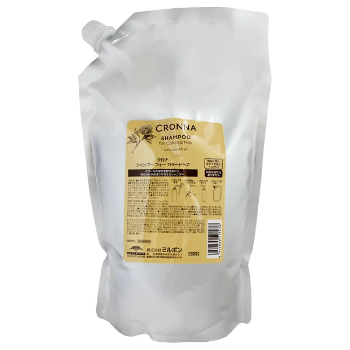 Milbon Crona Shampoo rose color lock shampoo 360ml / 1800g