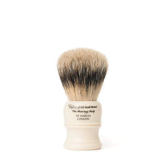 Taylor of Old Bond Street Contemporary Super Badger Shaving Brush (10cm) 仿象牙超級獾毛刷