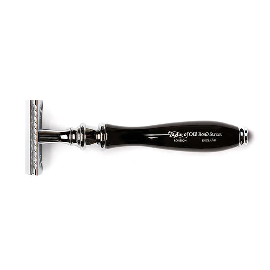 Taylor of Old Bond Street Victorian Safety Razor in Ivory / Black