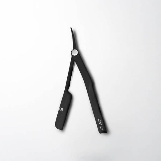 L3VEL3 Milly Clutch Razor contouring jet razor high-quality matte black/matte powder (comes with a box of Japanese feather jet blades)
