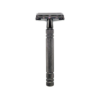 Ubersuave Eco-Razor Open Double Edge Gunmetal Shaver 103GM