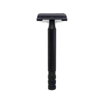 Ubersuave Eco-Razor Open Double Edge Matte Black Shaver 102B