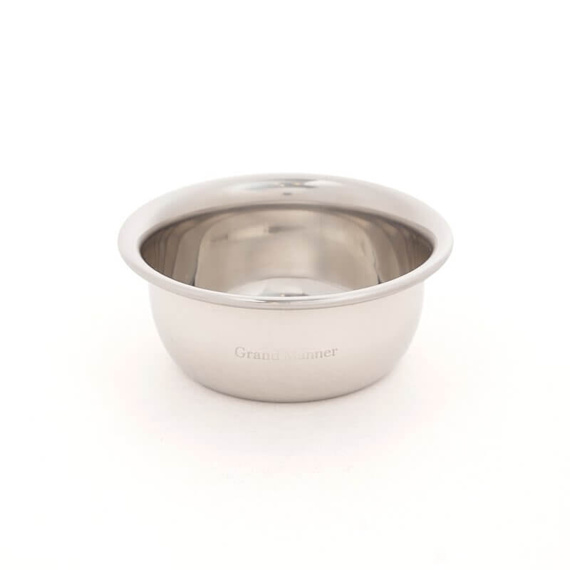 Grand Manner Small Gentleman Hat Stainless Steel Shaving Bowl