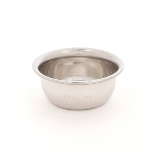 Grand Manner Small Gentleman Hat Stainless Steel Shaving Bowl