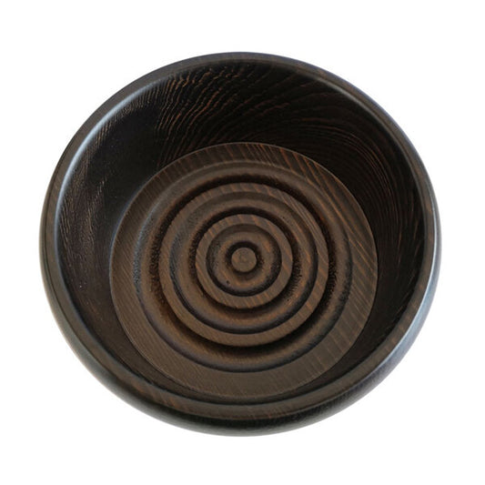 The Goodfellas smile shaving bowl – Rasoi “spiral” beech shaving bowl widened and taller