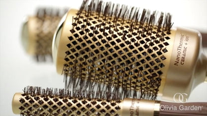 Olivia Garden NanoThermic Round Thermal hair brush Nt34 /Nt44